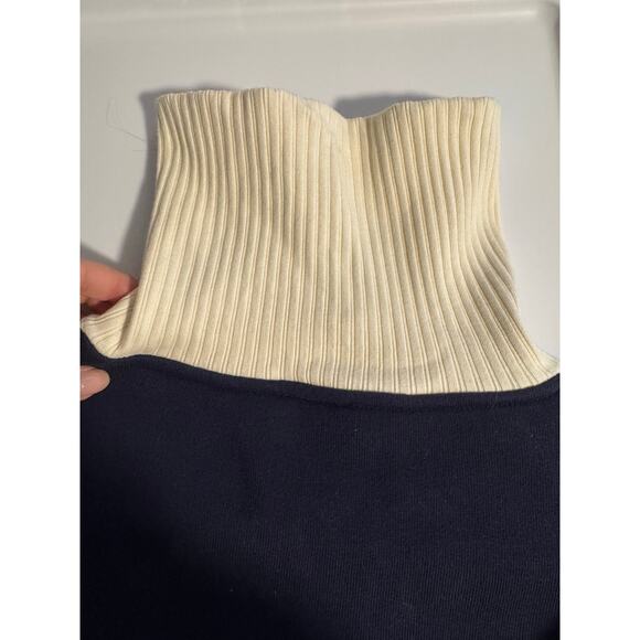 Sandro Paris Sonny Cropped Sweatshirt Size S (Approx) – Pullover Crewneck - Picture 6 of 6